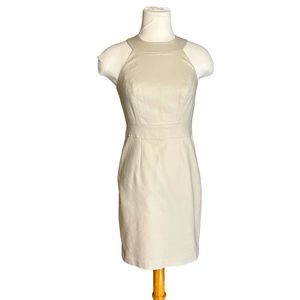 The Limited Sheath Dress Khaki Tan Sleeveless Lined Size 2 Classic Look